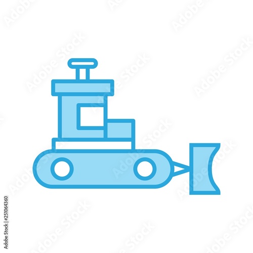 Vector Snow plow Icon