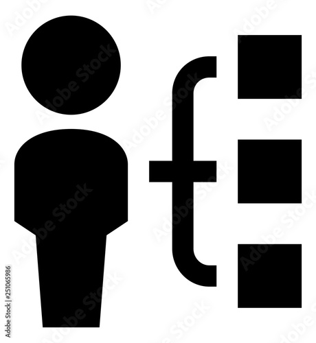 Organizer Admin Leader Vector Icon