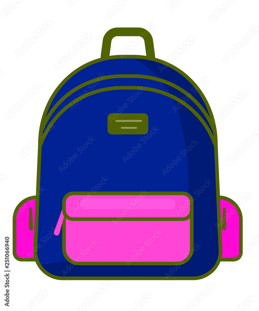 Backpack icon - vector school symbol - travel icon Backpack icon - vector school symbol - travel icon