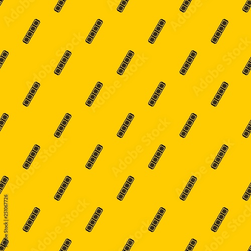 Jewelry chain pattern seamless vector repeat geometric yellow for any design