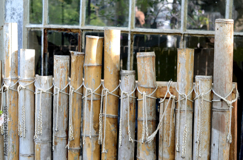 Bamboo fence