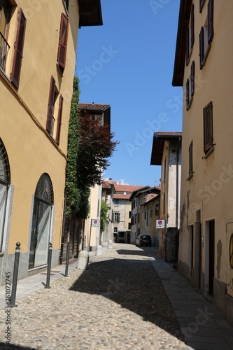 Street in Arona at Lake Maggiore  Italy