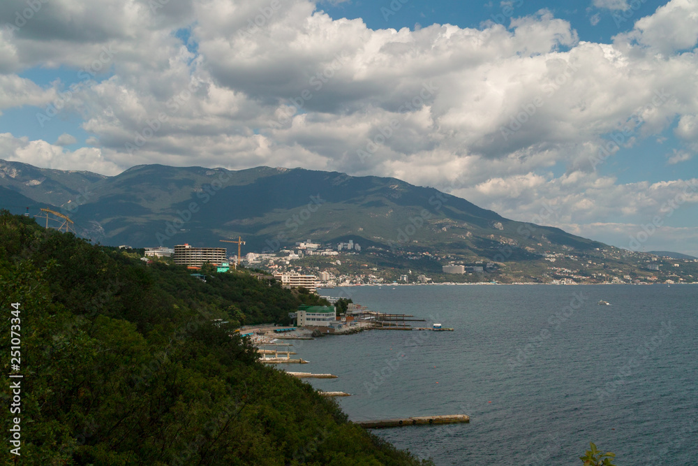 City and sea, Yalta, Crimea, Ukraine