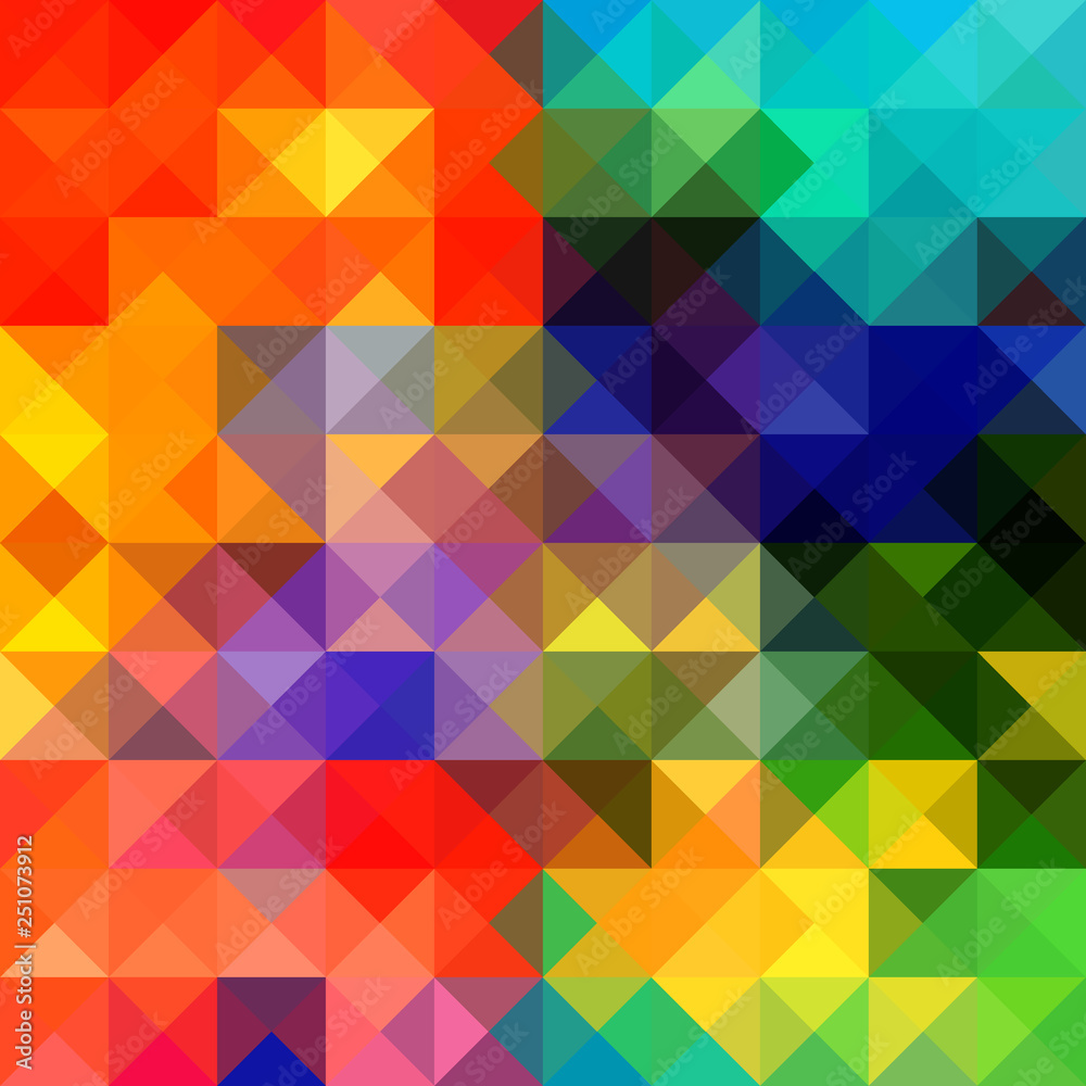 Fototapeta premium Multicolor geometric triangular . Gradient background. Vector eps10