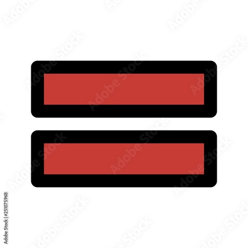 Vector Is Equal to Icon