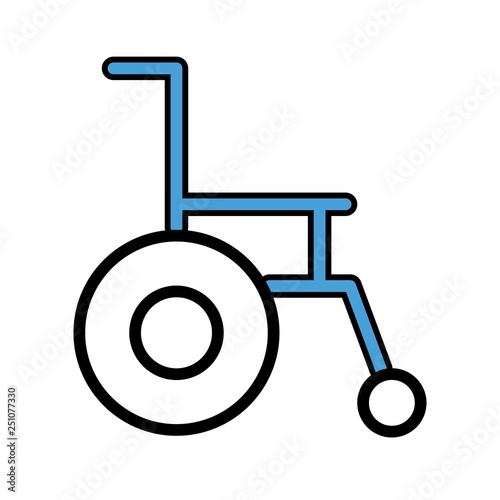Vector Wheel chair Icon