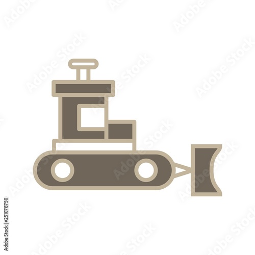 Vector Snow plow Icon