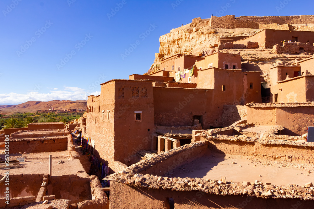 Beautiful ancient old city Ait Benhaddou near Ouarzazate, Atlas, Morocco