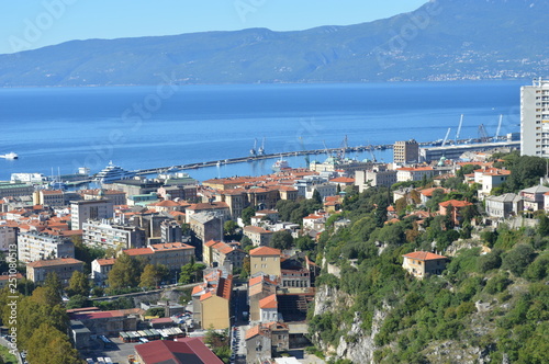 Panorama photo of Rijeka on a sunny day © acceptfoto