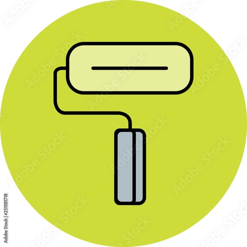 Vector Paint Roller Icon
