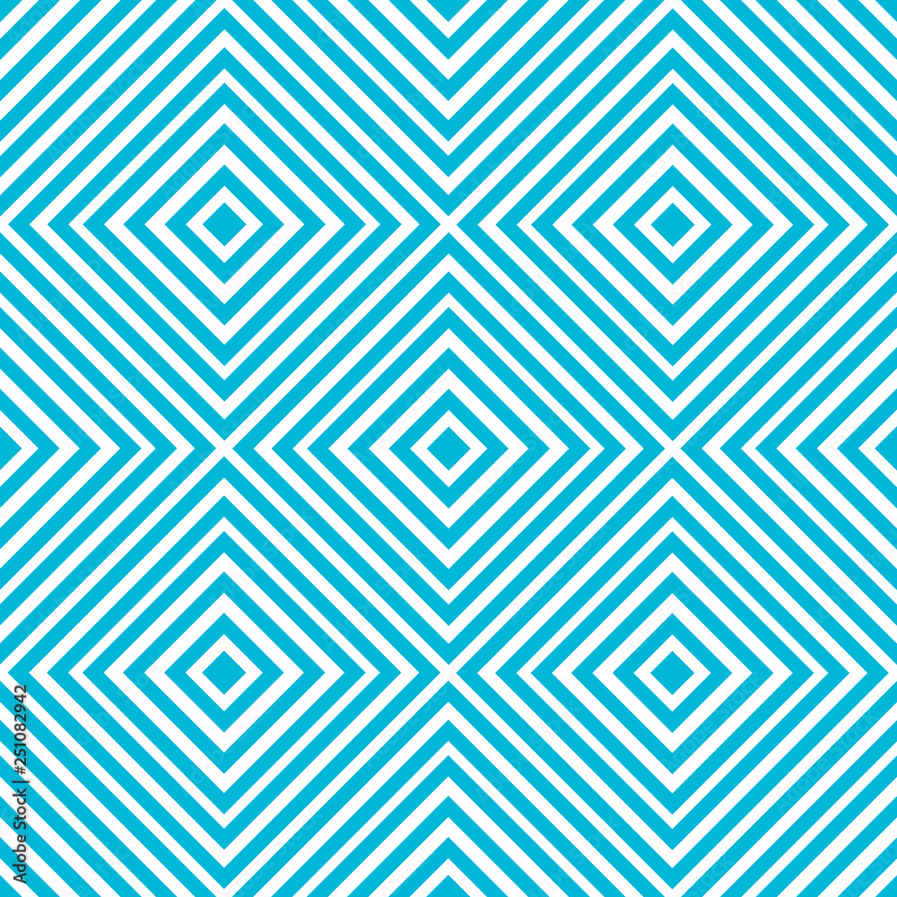 Linear rhombus geometric seamless pattern. Vector illustration.