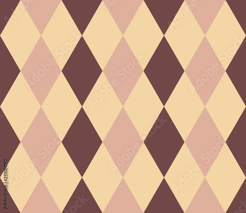 Seamless abstract background with rhombuses. Infinity geometric pattern. Vector illustration.
