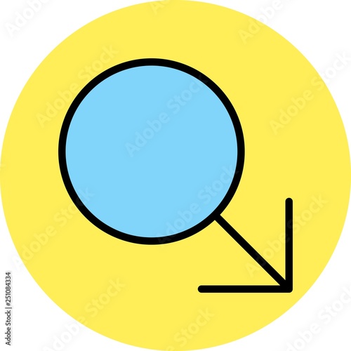 Vector Male Sign Icon