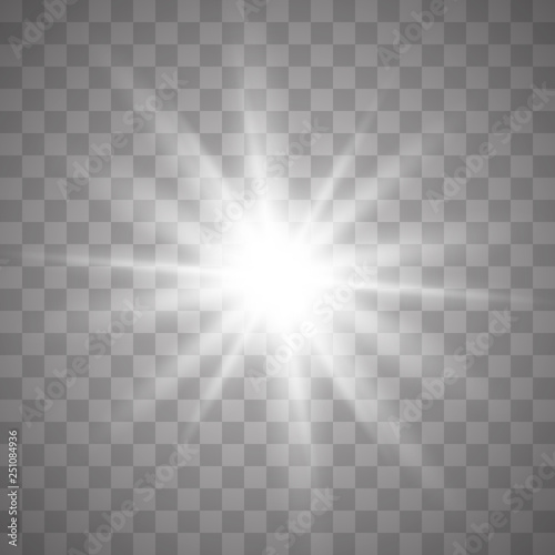 Glowing light burst explosion © ellyson