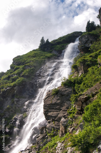 A waterfall on the Transfagarasan Romania