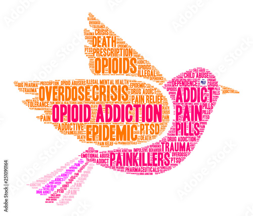 Opioid Addiction Word Cloud