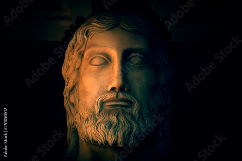 Ancient god Zeus worshipped...