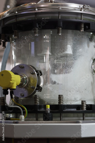 close up of high shear mixer granulator