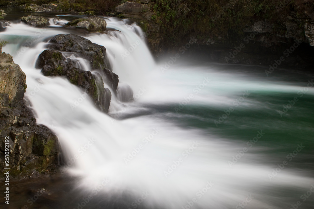 Fototapeta premium waterfall in forest