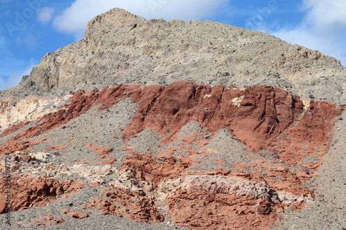 Red and grey slope