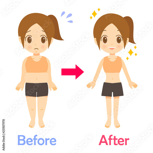 ダイエット　before　after　主線無し　02