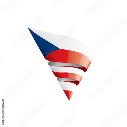 Free Download Czechia flag, vector illustration on a white background - GFXLoad