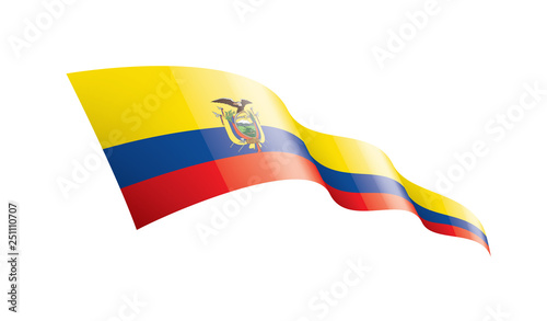Free Download Ecuador flag, vector illustration on a white background - GFXLoad
