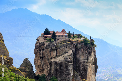 Tourist destination with ancient rock formations and monasteries - Meteors, Greece © Daniel Yordanov