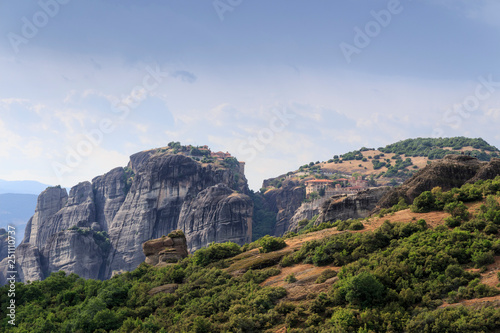 Tourist destination with ancient rock formations and monasteries - Meteors  Greece