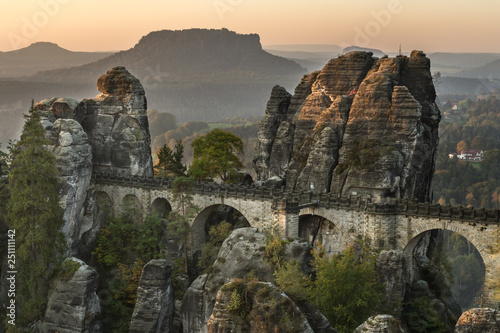 bastei bridge in Saxonia 