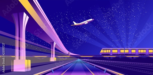 Vector banner traffic