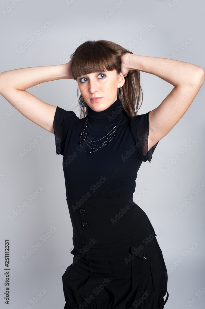Beautiful woman in portrait Beautiful woman in portrait