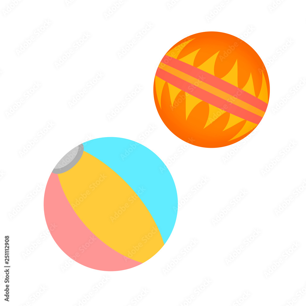 紙風船と手まり Stock イラスト Adobe Stock