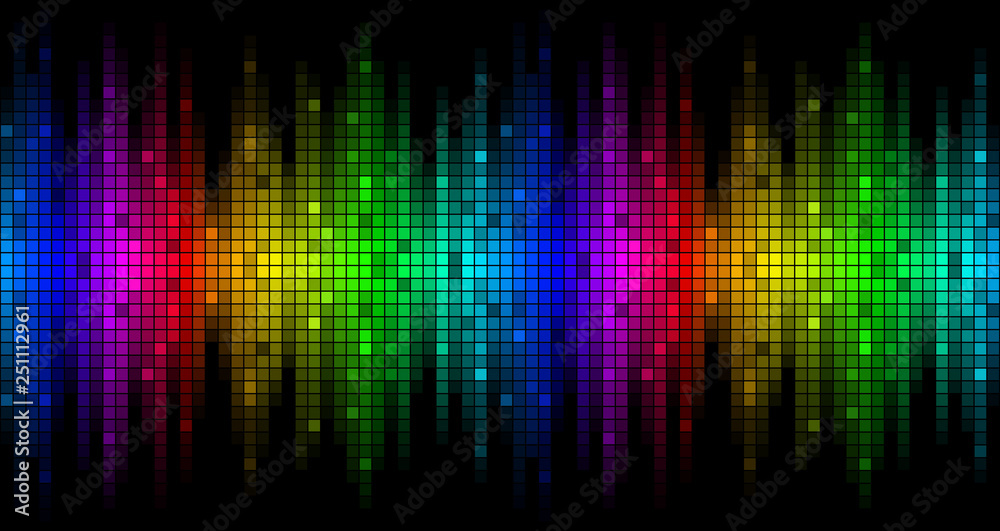 Background with sound scale. Background with sound scale.