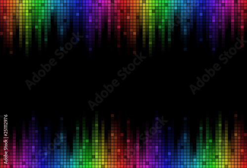 Background with sound scale.