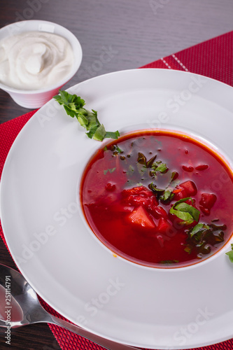 red borsch, ukrainian cuisine