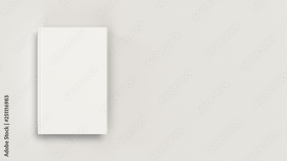 Mockup of blank vertical book Mockup of blank vertical book
