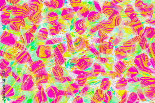 colorful pink and green abstract background 