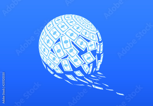 The sphere of money gradually disappears