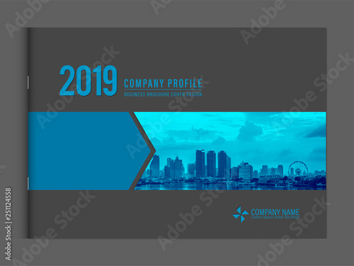Cover design for annual report business catalog company profile brochure magazine flyer booklet poster banner. A4 landscape template element cover vector EPS-10 sample image with Gradient Mesh.