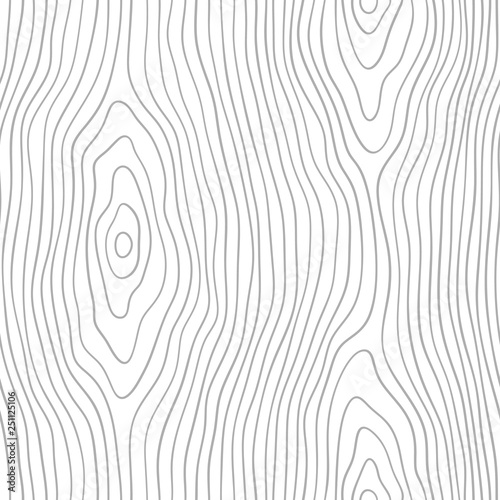 Seamless wooden pattern. Wood grain texture. Dense lines. Abstract background. Vector illustration
