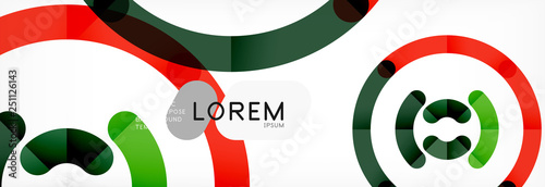 Circular lines design background