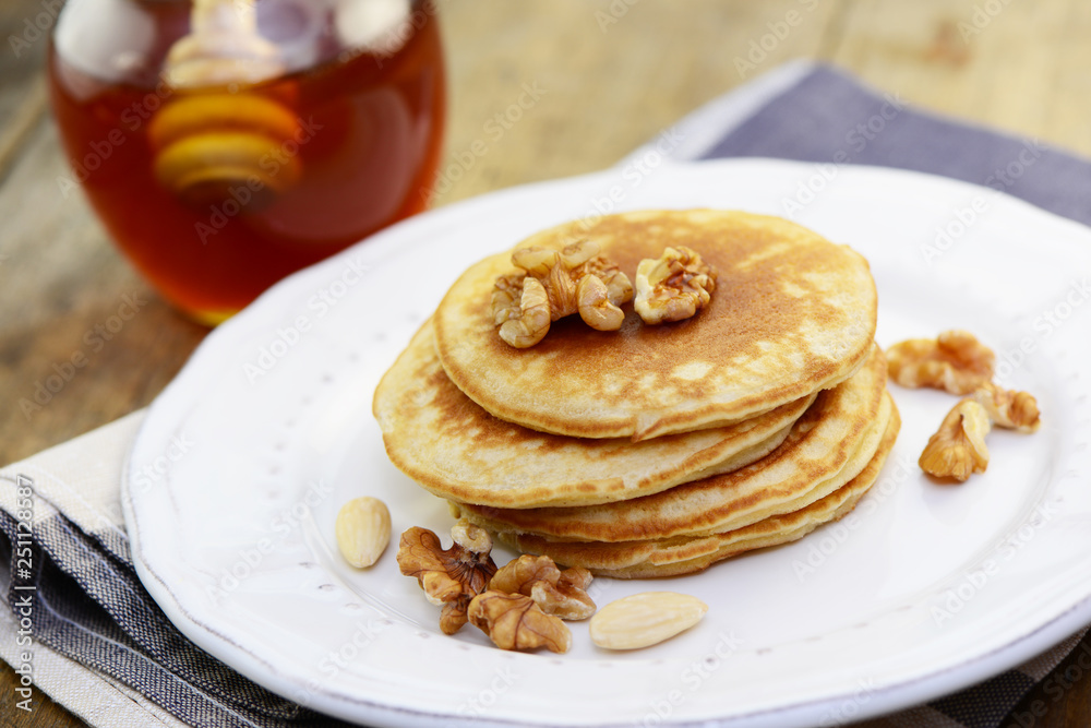 Pfannkuchen Nüsse Pfannkuchen Nüsse