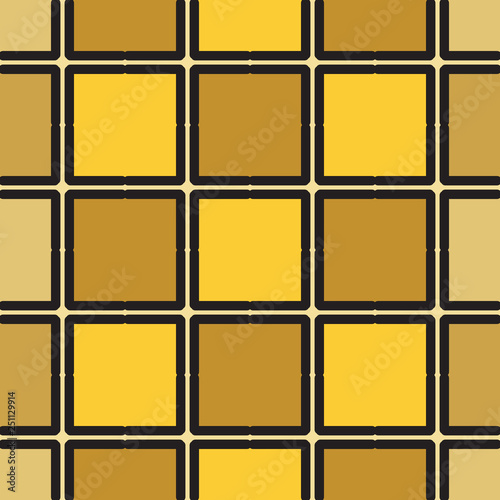 Bright seamless geometric pattern with squares.