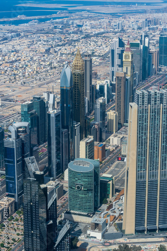 Skyscrapers at Sheikh zayed road  Dubai
