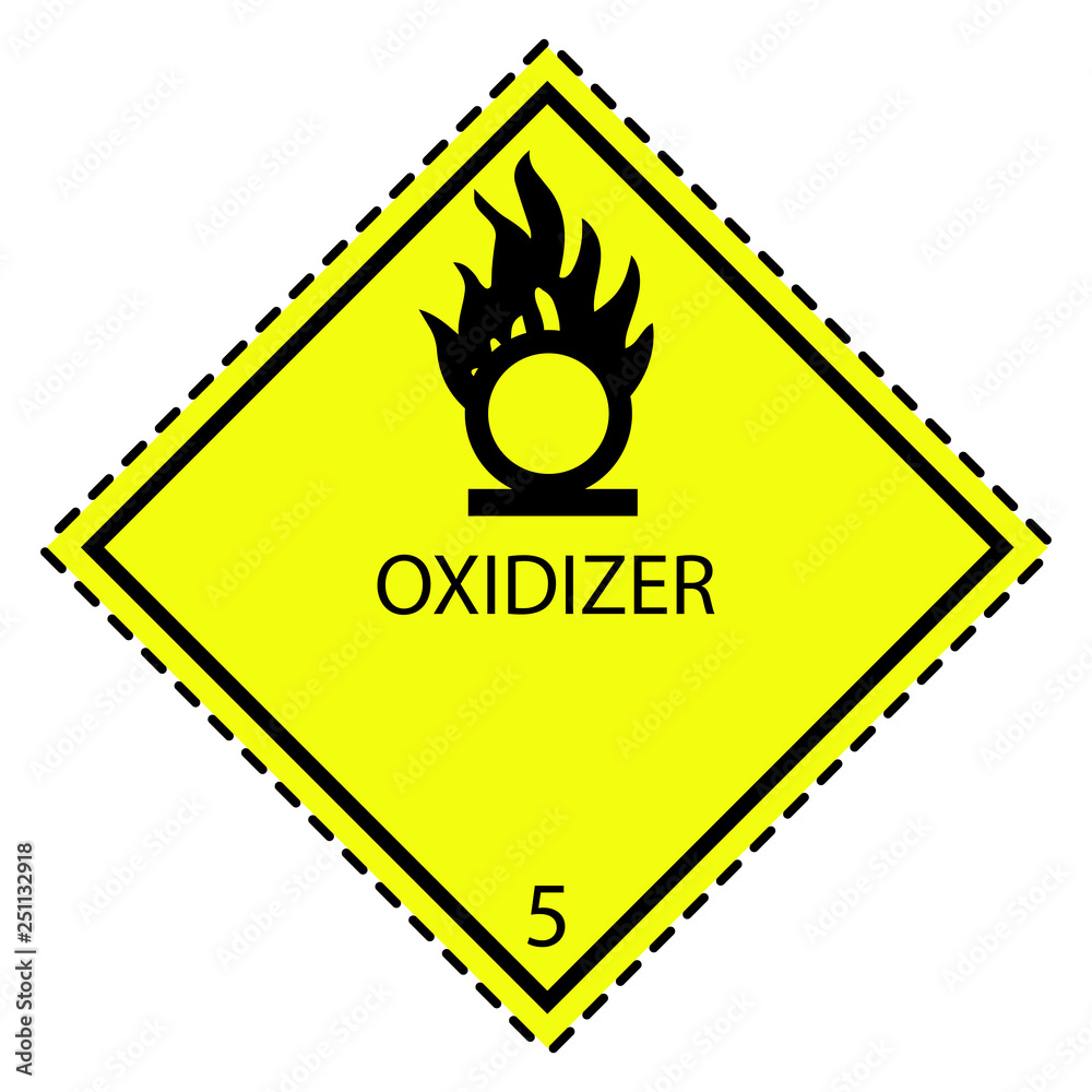 Oxidizer Sign