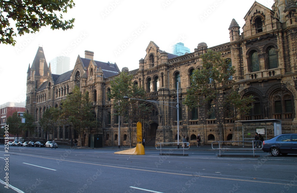 Old jailhouse building in Melbourne Australia