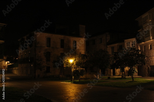 Plaza de Pontevedra de Noche