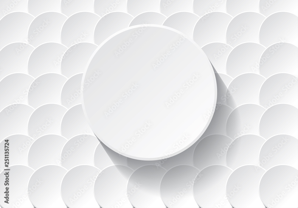 fond cercles blancs