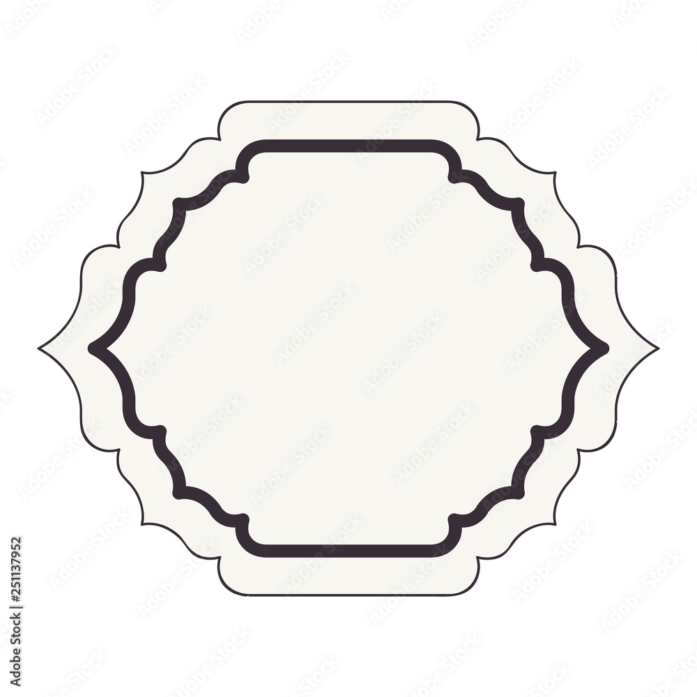 Obraz premium elegant frame isolated icon